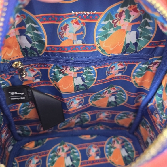 Disney Loungefly Beauty And The Beast Stained Glass Mini Backpack Christmas 2025 main image 4